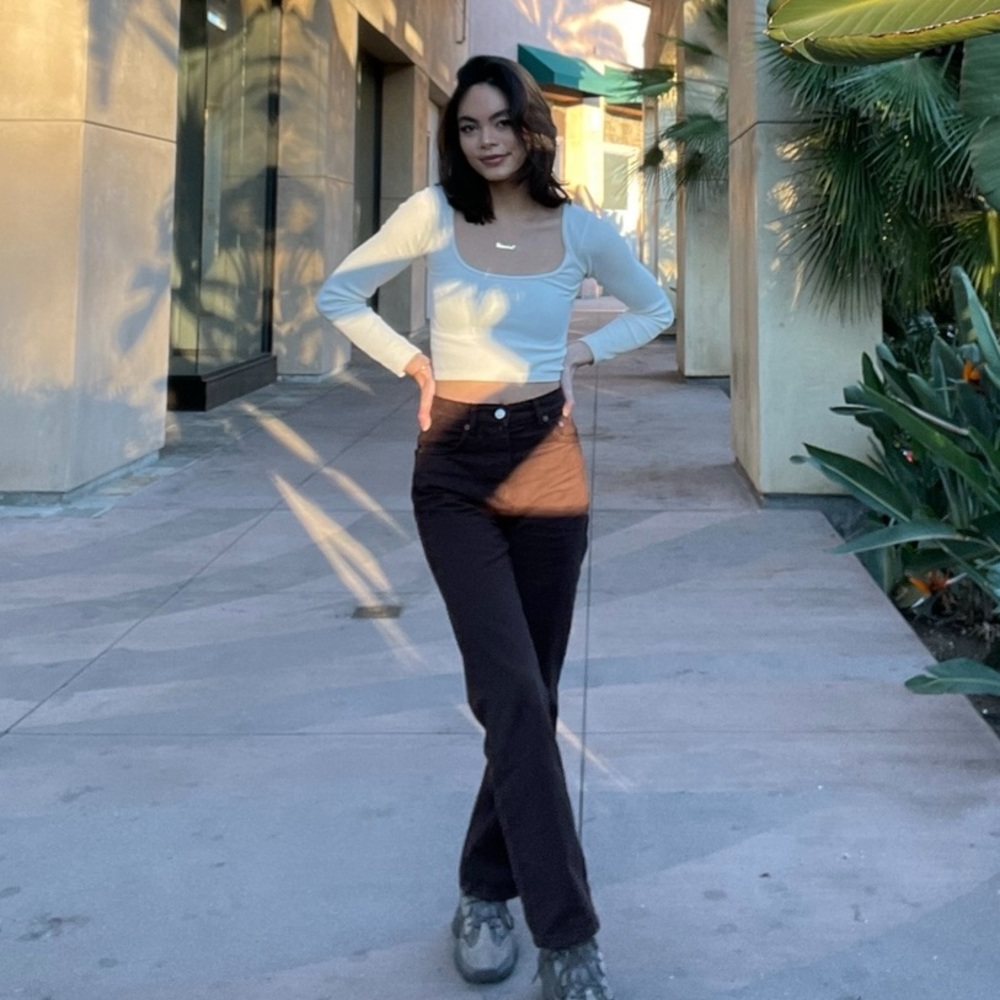 SOLD ZARA Brown High Waist Pants